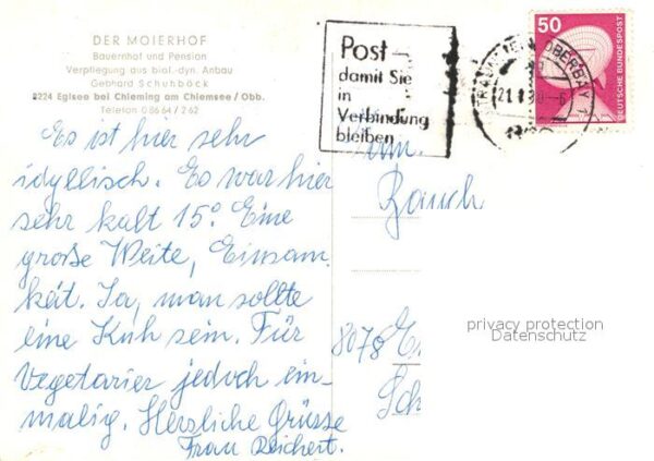 Eglsee Chieming Moierhof Bauernhof Pension – Bild 2