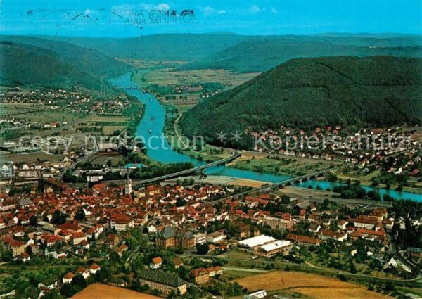 Lohr Main Naturpark Spessart Fliegeraufnahme
