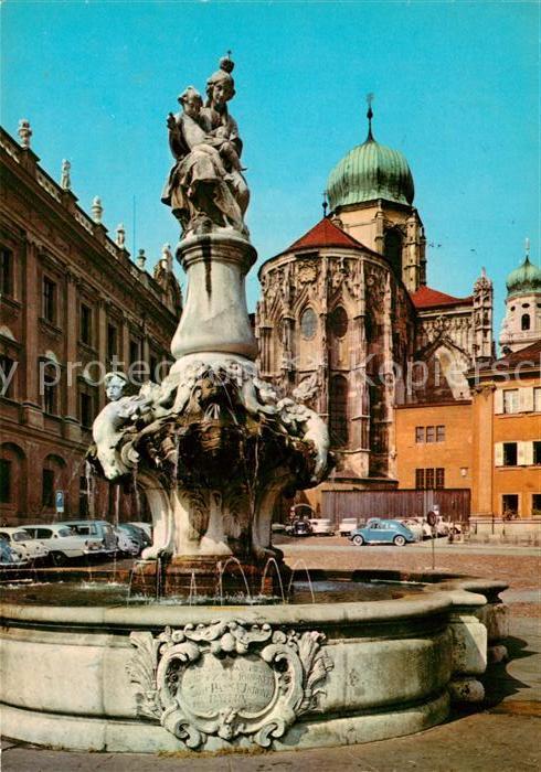 Passau Brunnen Domplatz