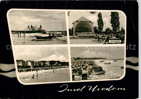 Insel Usedom Ahlbeck Strand Seebrücke Heringsdorf Ko
