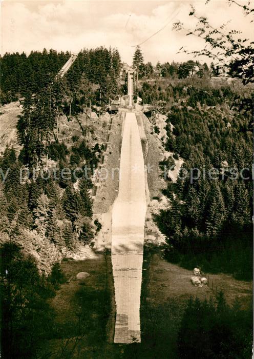 Oberhof Thueringen Jugendschanze Kunstmatten Skispringen W