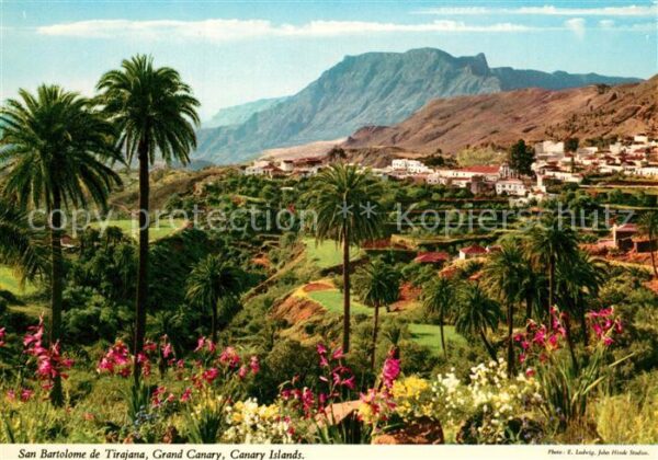 San Bartolome-de-Tirajana Landschaftspanorama