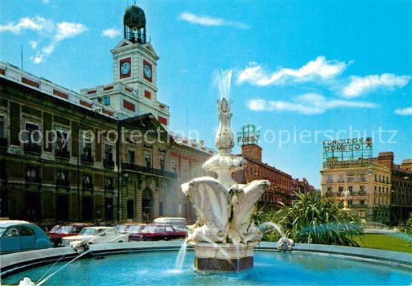 Madrid Spain Puerta del Sol Fontana