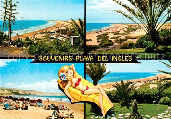 Playa del Ingles Panorama Strand Badenixe