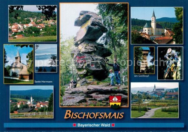 Bischofsmais Panorama Kirche St Hermann Teufelstisch