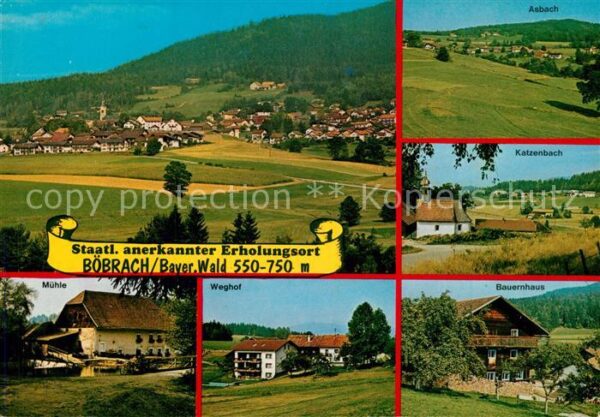 Boebrach Panorama Erholungsort Bayerischer Wald