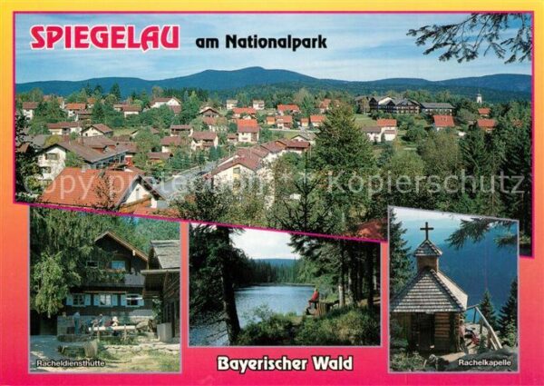 Spiegelau Stadtpanorama Racheldiensthütte Rachelk