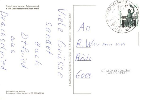 Drachselsried Erholungsort Bayerischer Wald Fliegerau – Bild 2