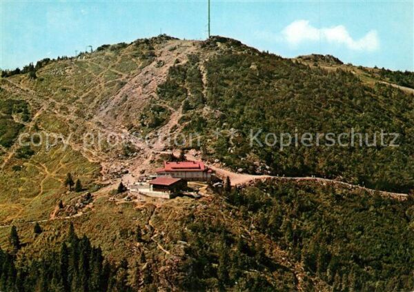 Grosser Arber Schutzhaus und Bergstation Naturpark Ba
