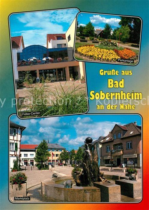Bad Sobernheim Felke Center Parkanlage Marktplatz Brun