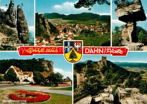 Dahn Felsen Braut und Bräutigam Teufelstisch