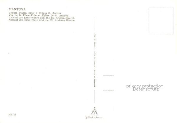 Mantova Piazza Erbe e Chiesa Sant Andrea – Bild 2
