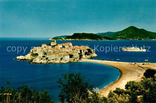 Sveti Stefan Panorama Halbinsel