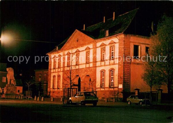 Landau Pfalz Deutsches Tor Denkmal Nachtaufnahme