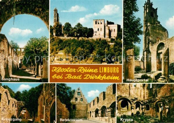 Limburg Lahn Kloster Ruine Langhaus Kreuzgang Refekt