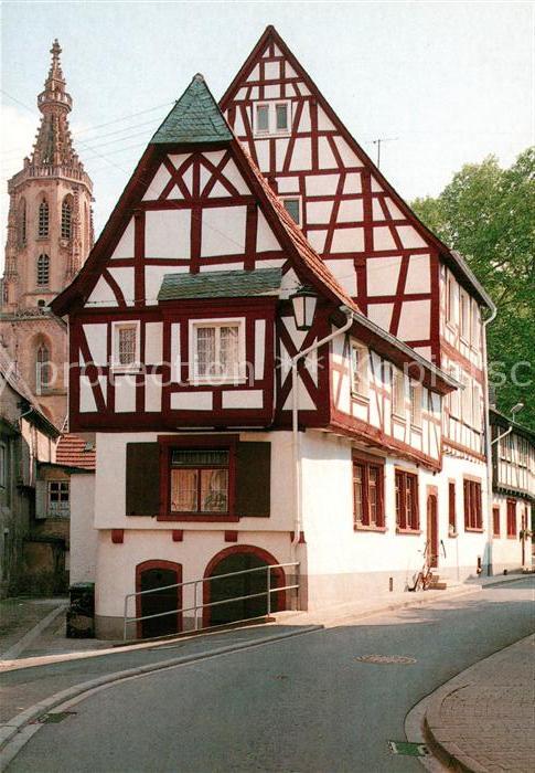 Meisenheim Glan Ritterherberge Obergasse Blick zur Schl