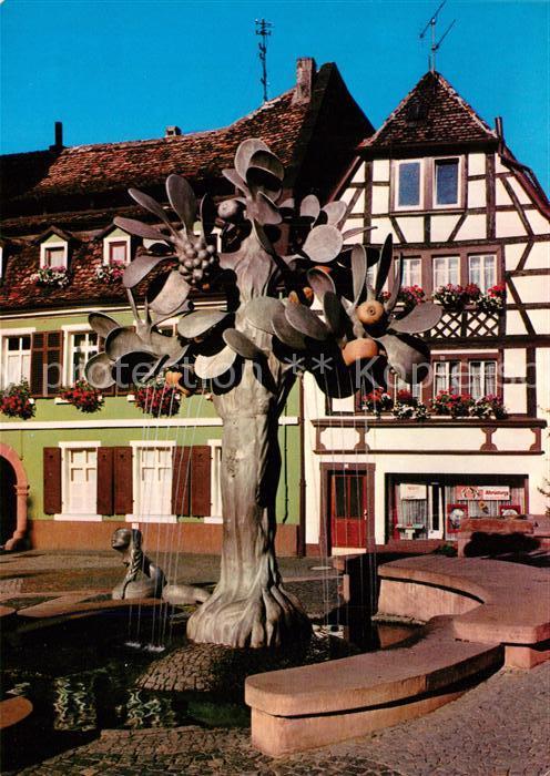 Neustadt Weinstrasse Brunnen am Kartoffelmarkt Altstadt Fach