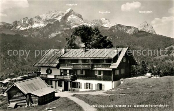 Garmisch-Partenkirchen Berggasthof Eckbauer Alpspitze Zugspitz
