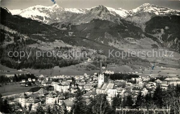 Bad Hofgastein Gesamtansicht mit Alpenpanorama Hundsko
