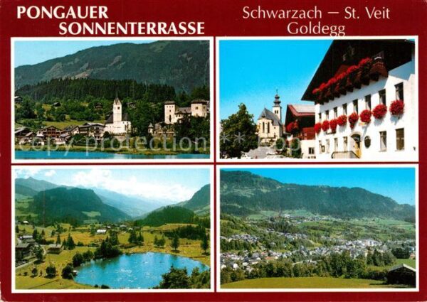 Goldegg St Veit Schwarzach und Böndlsee Landsch
