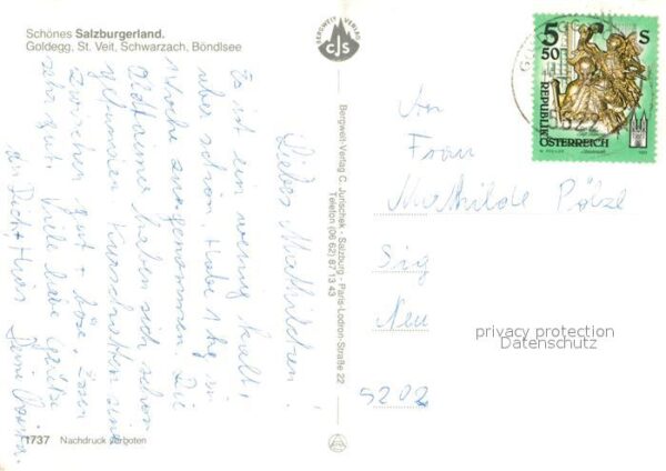 Goldegg St Veit Schwarzach und Böndlsee Landsch – Bild 2