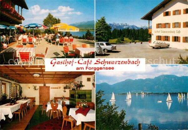 Dietringen Forggensee Gasthof Cafe Schwarzenbach Terrasse Seg