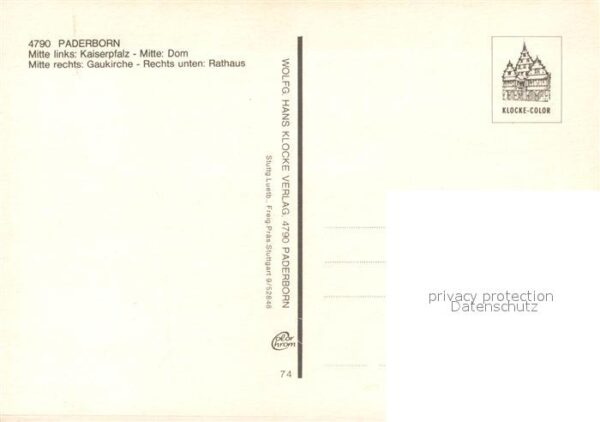 Paderborn Kaiserpfalz Dom Gaukirche Rathaus Flieg – Bild 2