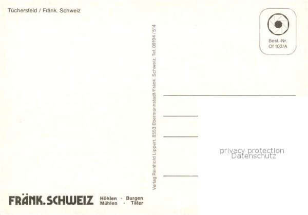 Tuechersfeld Ortsmotiv mit Felsen Fränkische Schweiz – Bild 2