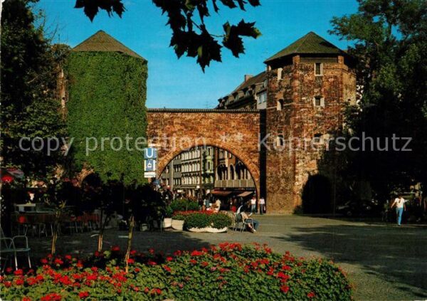 Muenchen Sendlinger Tor Stadtmauer Huber Karte N