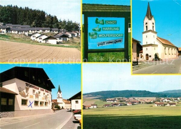 Zandt Oberpfalz Wohnsiedlung Wirtshaus zum Bräu Kirche