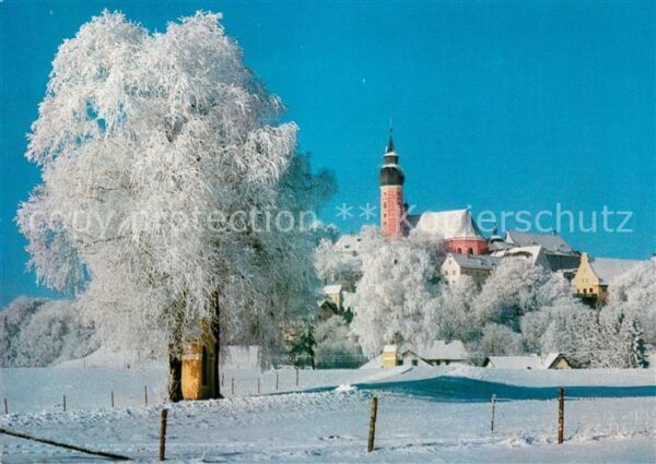 Andechs Kloster Benediktinerabtei Winterimpress