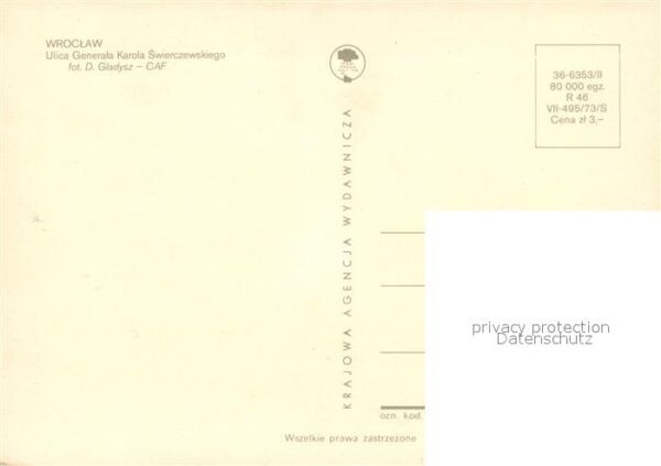 Wroclaw Ulica Generala Karola Swierczeskiego – Bild 2