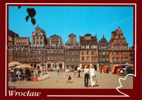 Wroclaw Plac Solny Salzmarkt Giebelhäuser Altst