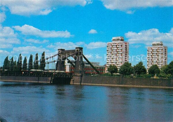 Wroclaw Most Grunwaldzki Oder Brücke Hochhäuser