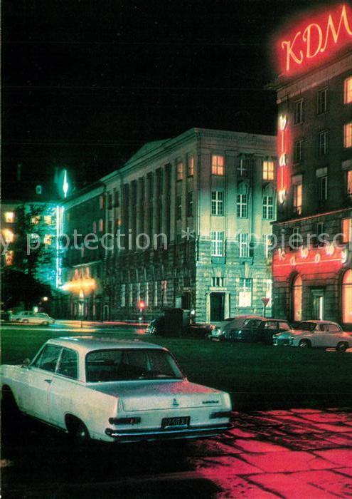 Wroclaw Plac Tadeusza Kosciuszki Platz Nachtauf