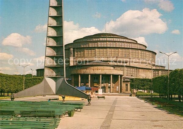 Wroclaw Hala Ludowa Jahrhunderthalle Historisch