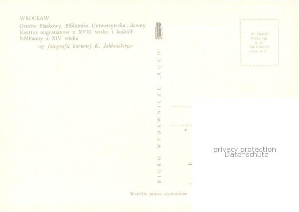Wroclaw Ostrow Piaskowy Biblioteka Uniwersyteck – Bild 2
