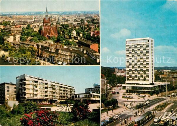 Wrzeszcz Gdansk Widok ogolny Aleja Grunwaldzka Stadtpan