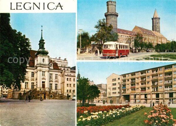 Legnica Ratusz Zamek piastowski Ulica Rosenberg