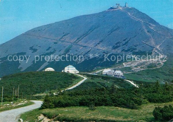 Schneekoppe Snezka Bergbauden Riesengebirge