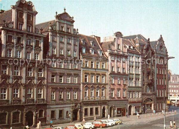 Wroclaw Fragment miasta Häuserpartie Innenstadt