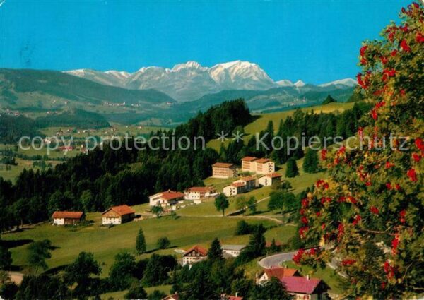 Oberstaufen Kuranstalt Malas Landschaftspanorama Al