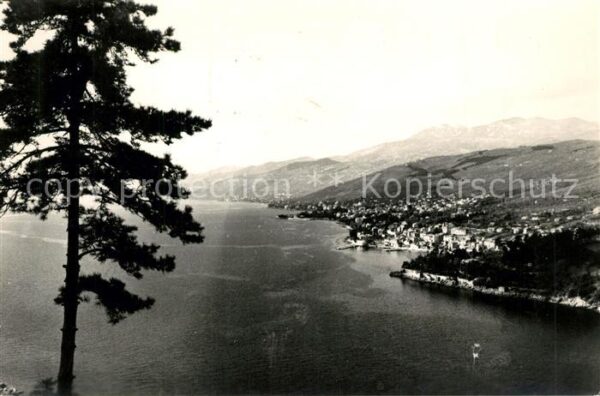 Opatija Abbazia Küstenpanorama