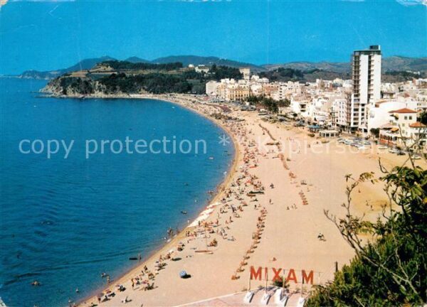 Lloret de Mar Vista de la playa Strand