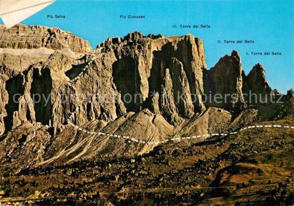Groeden Tirol Piz Selva Piz Ciavazes Torri del Sella