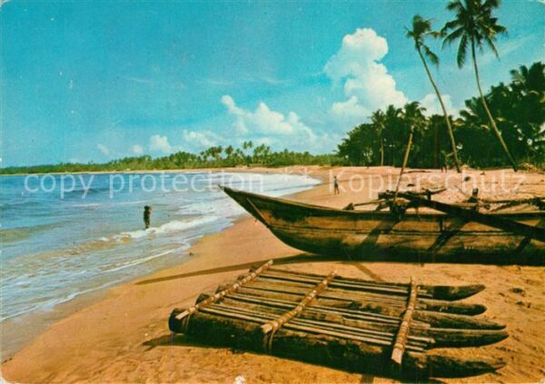 Bentota Sri Lanka Beach Scene
