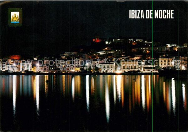 Ibiza Islas Baleares de noche