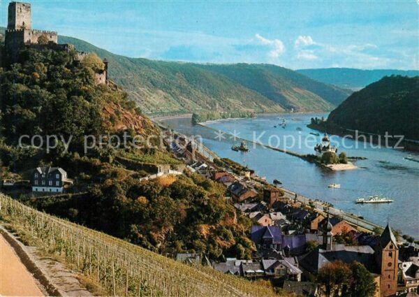 Kaub Burg Gutenfels Burg Pfalz im Rhein Land