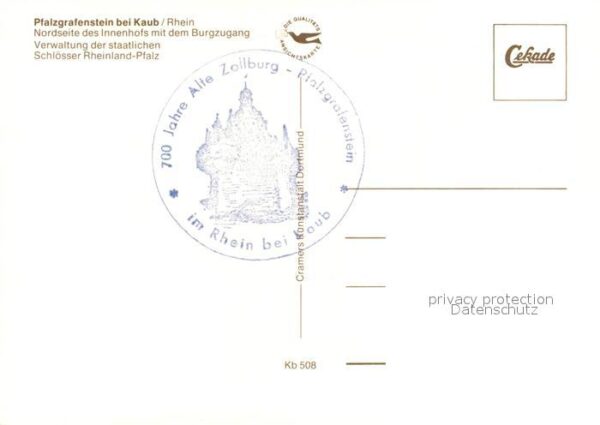 Kaub Burg Pfalzgrafenstein Innenhof – Bild 2