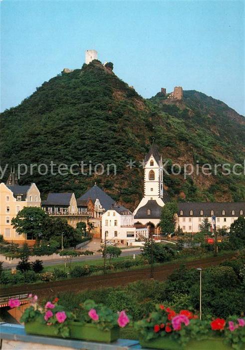 Bornhofen Kamp Wallfahrtskirche Burgen Die feindlichen